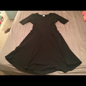 LuLaRoe Nicole, all black, size XL